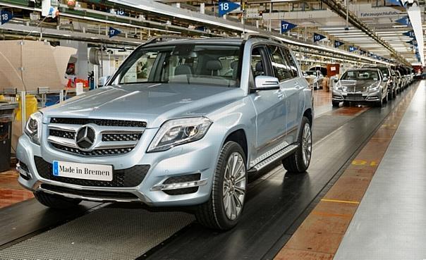 Im Mercedes-Benz Werk Bremen läuft der erste GLK der neuen Generation vom Band.